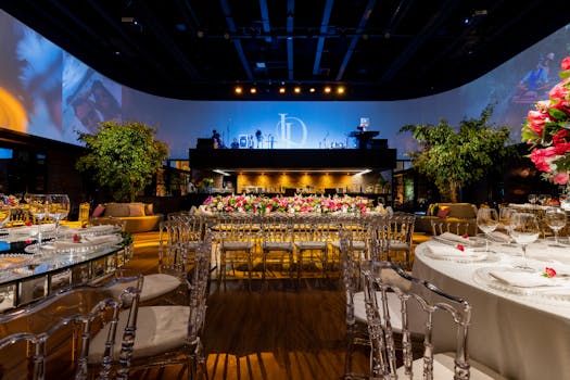 eco-friendly wedding reception setup