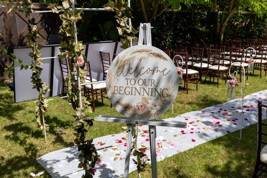 beautiful eco-friendly bridal shower setup with potted plants