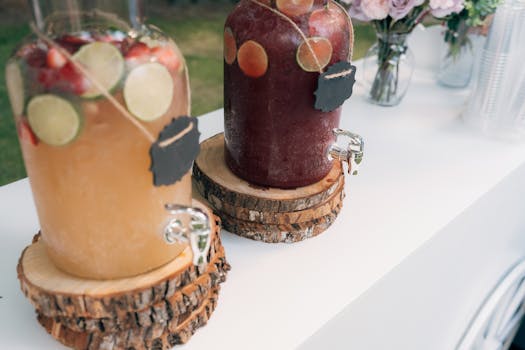 wedding composting station