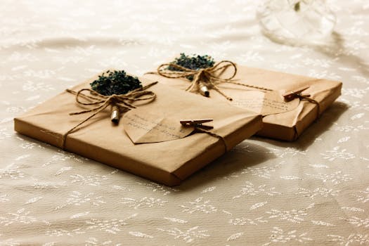 handmade eco-friendly wedding favors