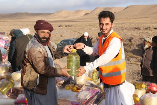 food donation to local charity