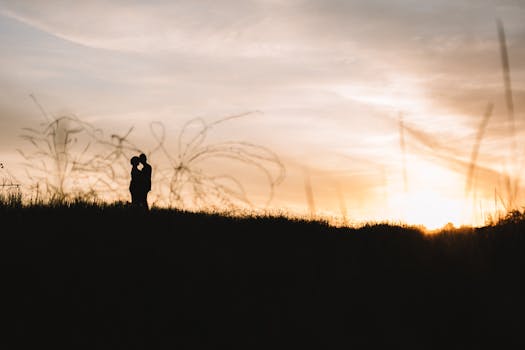 couple sharing a moment with beautiful natural light