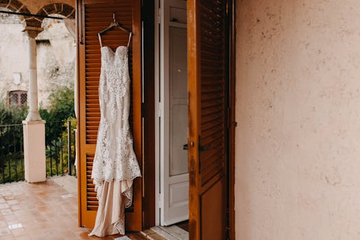 vintage wedding dress