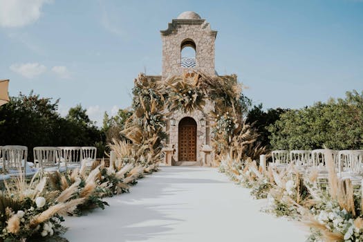 bamboo wedding chairs