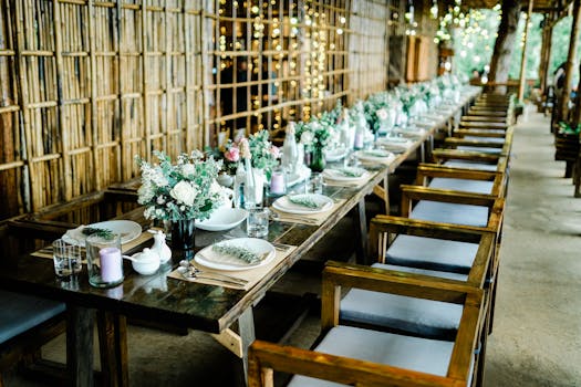 Eco-friendly wedding centerpieces