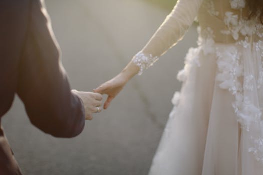 real bride in secondhand dress