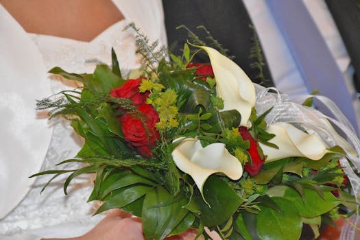 beautifully arranged potted plants for wedding decorations