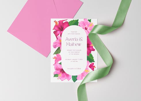 colorful wedding invitation designs