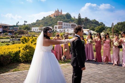 beautiful eco-friendly wedding attire